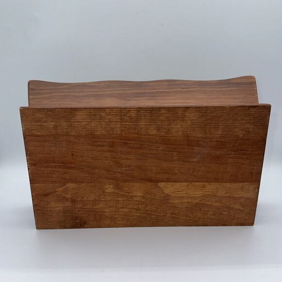 Antique Heated Tile Bread Dinner Rolls Serving Tray Wooden Tray 11” - Picture 3 of 6